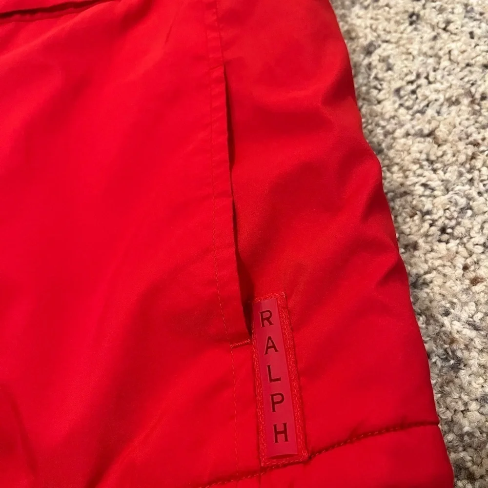 RALPH Ralph Lauren Red Fleece-Lined Vest - Women’s Large